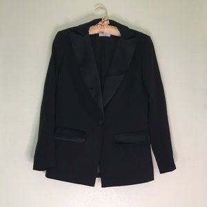 Parker long sleeve black tuxedo jacket/blazer size Small